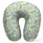 Travel Pillow Tropical Novelty Memory Foam U Neck Pillow for Lightweight Support in Airplane Car Train Bus - B07V3WL8NP